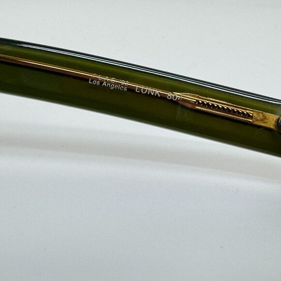 Authentic L.A Eyeworks Lunk 80Z One Pair Eyeglasses FRAMES Purple Green H14174 - Picture 5 of 7